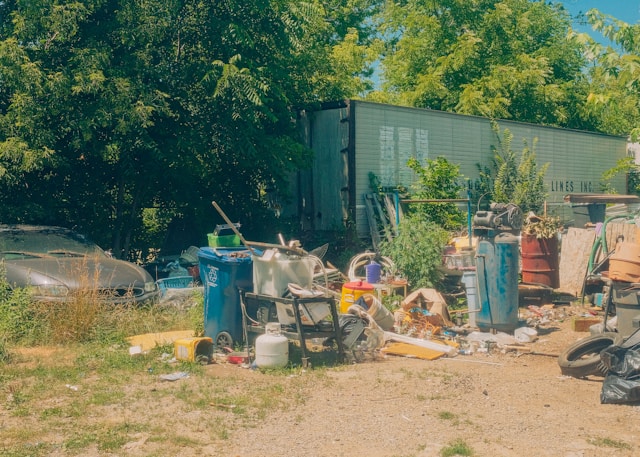 Yard waste and outdoor junk by Anyday Junk Removal