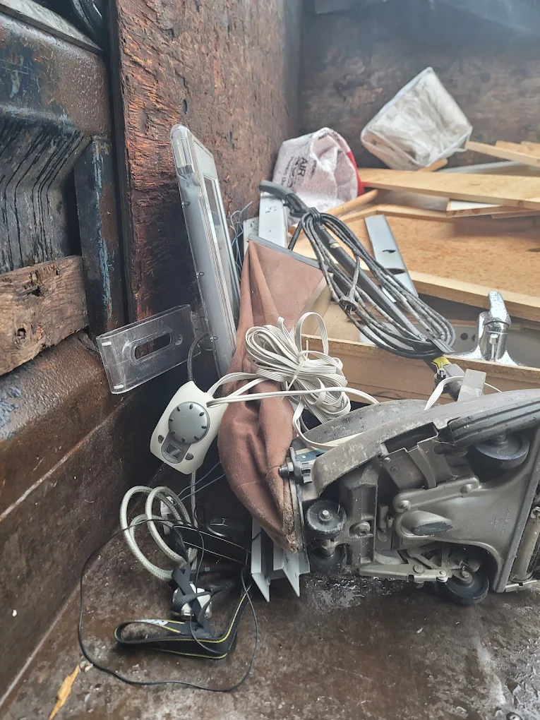 Property items ready to be hauled by the Anyday team