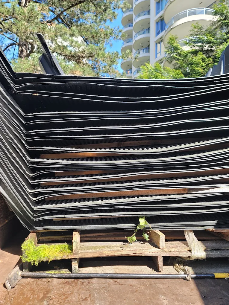 Bulky items loaded for removal from a Metro Vancouver property