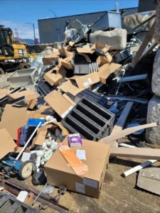 Maple Ridge junk removal team clearing construction and renovation debris